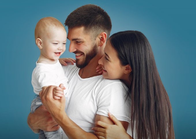Familia disfrutando de un momento juntos
